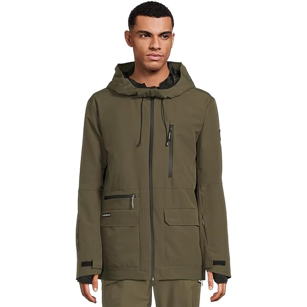 Amazon.com: Quiksilver - Mens Steeze Jacket, Color Black, Size: X